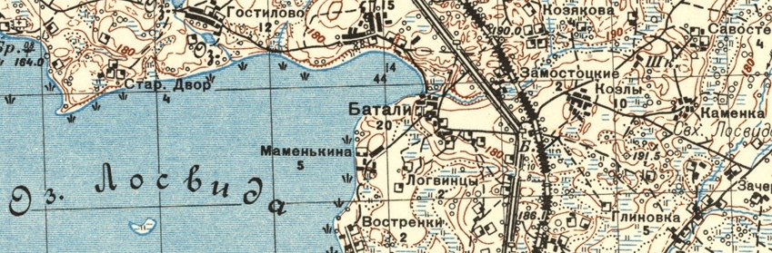 Окрестности останового пункта Батали в 1937 году